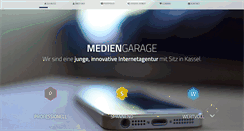 Desktop Screenshot of mediengarage.de