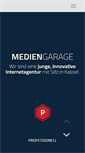 Mobile Screenshot of mediengarage.de